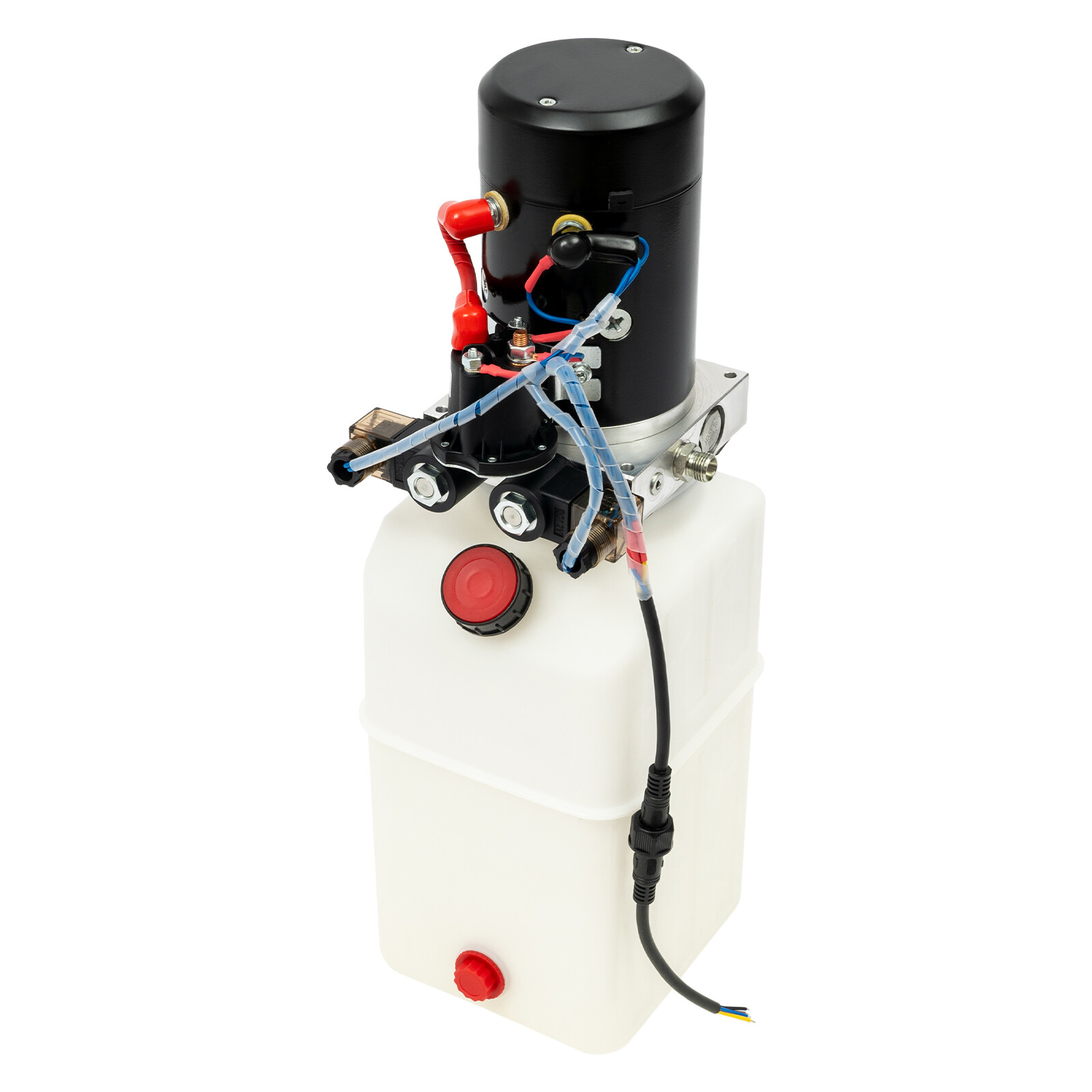 5.68L/6QT Single Acting Hydraulic Pump Hydraulic Pump Motor 1.6KW DC12V 3000RPM
