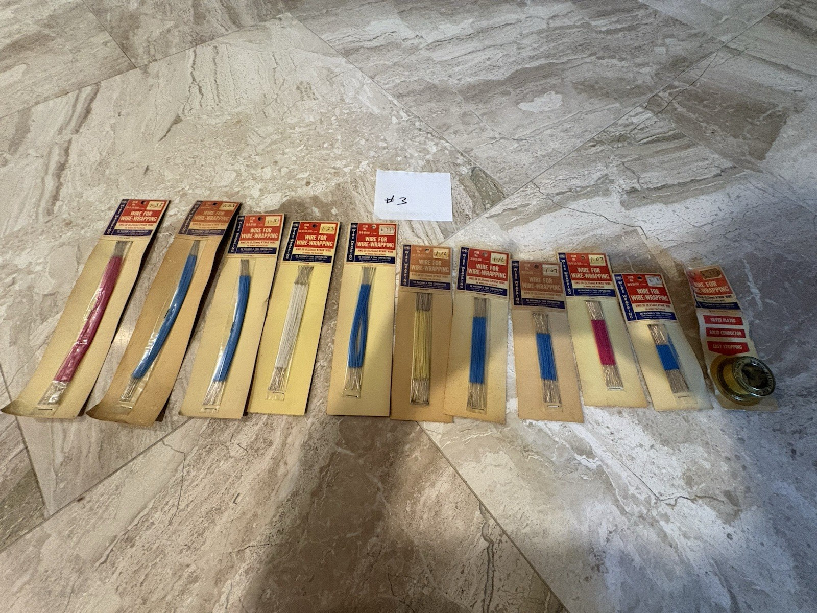 OK wire wrapping Wire new in package 11 items assorted see photo’s Old Stock #3