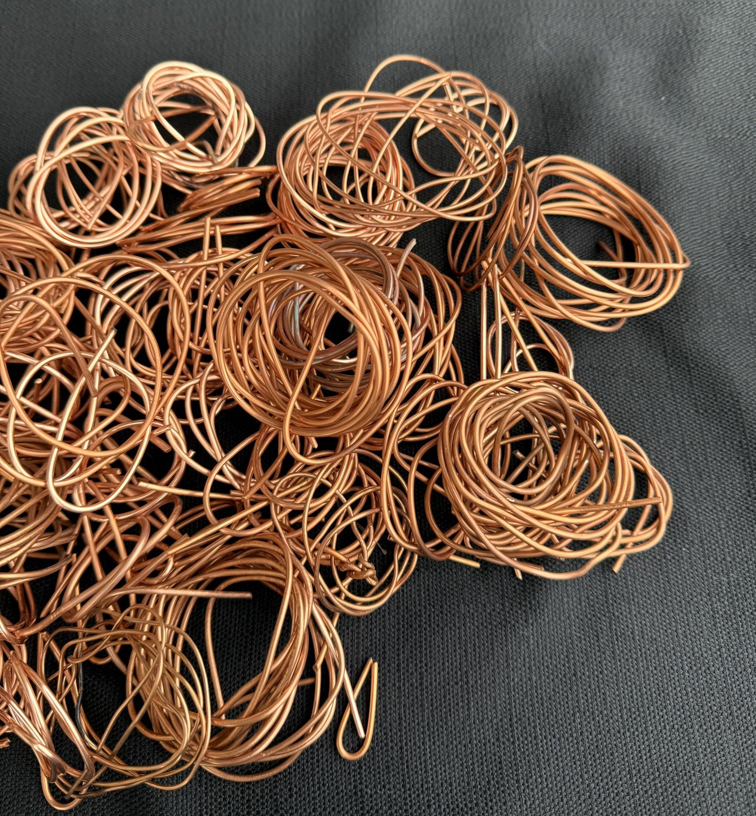 3 Pounds Bare Bright Scrap Copper Wire. Crafts Jewelry Melt
