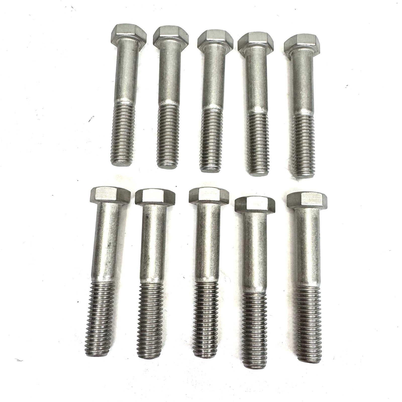 1/2-13 x 3″ Hex Bolts Cap Screws 18-8 Stainless Steel Partial Thread (10-PACK)