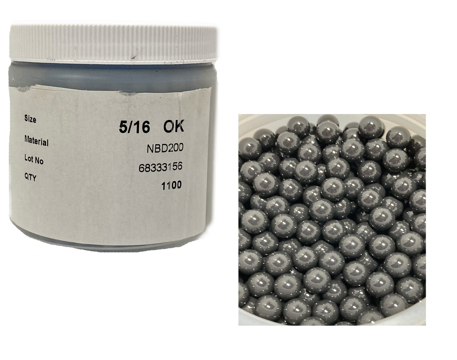 Silicon Nitride Ball Bearings 5/16″ Ceramic NBD200, High Performance
