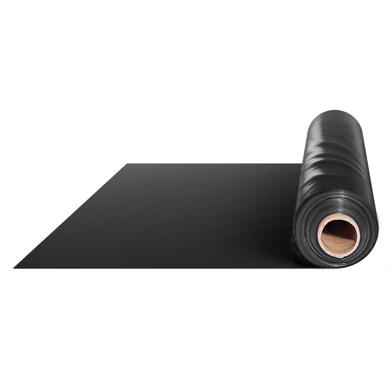 6Mil Plastic Sheeting Roll 10 x 100 FT Heavy Duty Polyethylene Black