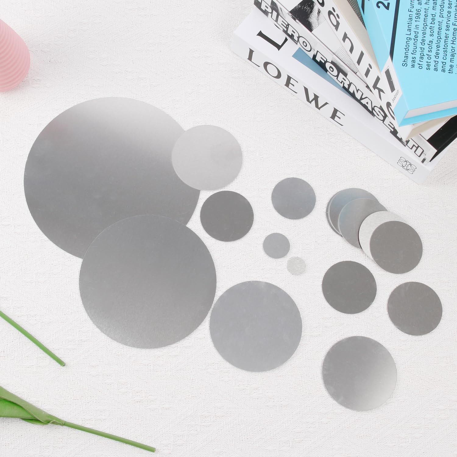 10Pcs Aluminum Disc, Diameter 1.18″ (30Mm) Thickness 0.04″(1Mm) round Aluminum P