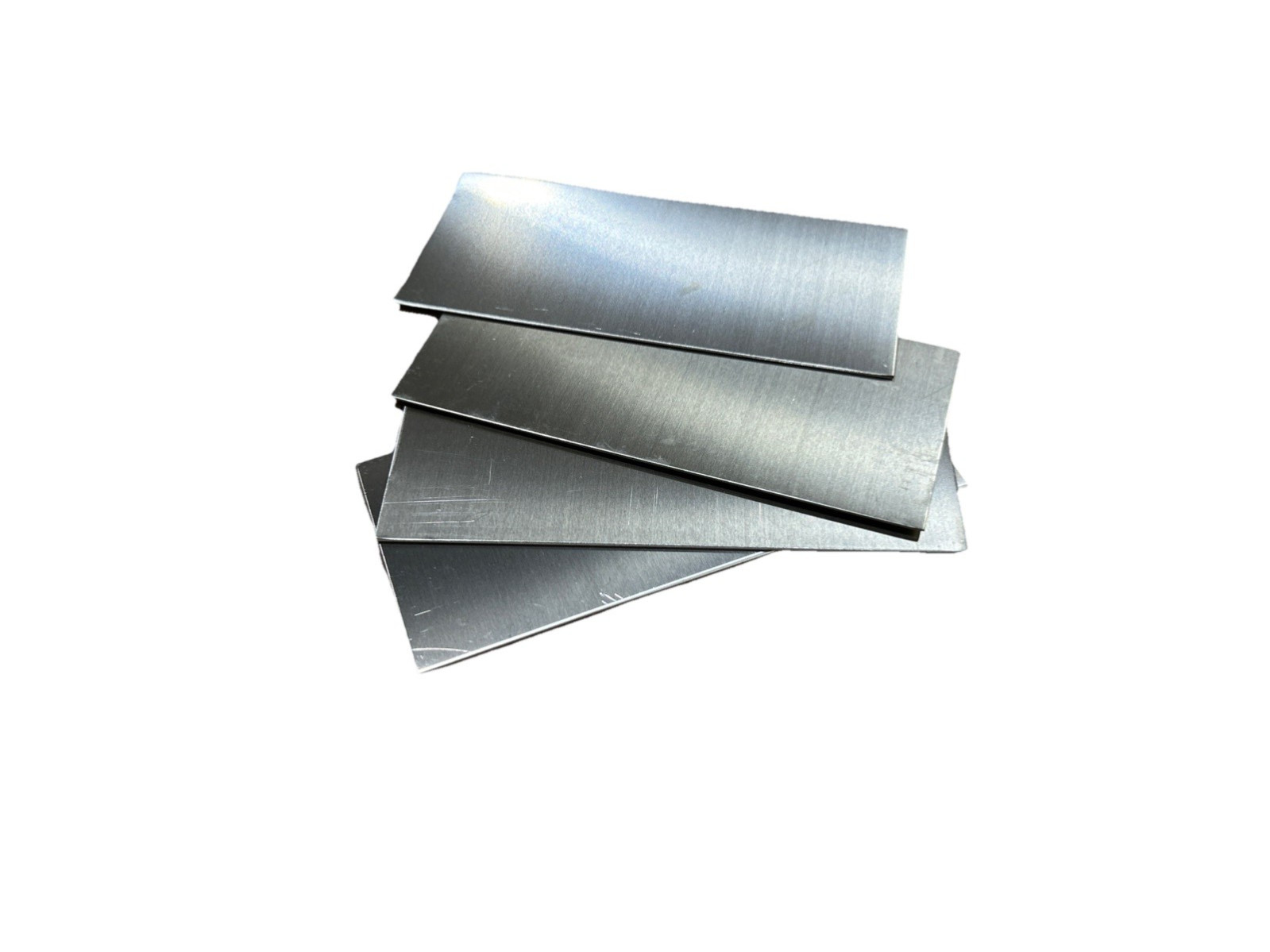 C752 Nickel Silver Sheet 4 Pack – .032” x 2.25” x 5” – 18% Nickel – Knife Making