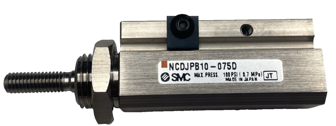 SMC Corporation NCDJPB10-075D Cylinder, 0.375 in. Bore, 0.75 in. Stroke, Double