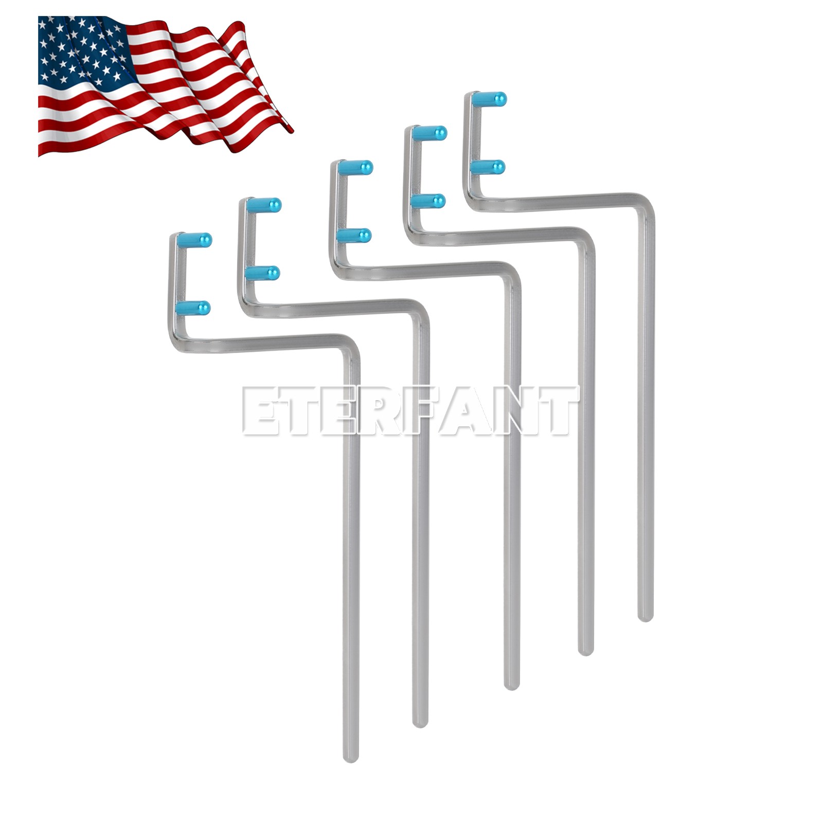ETERFANT 5PCs Dental X-Ray XCP-DS Fit Anterior/Posterior/Bite Wing/Endodontic