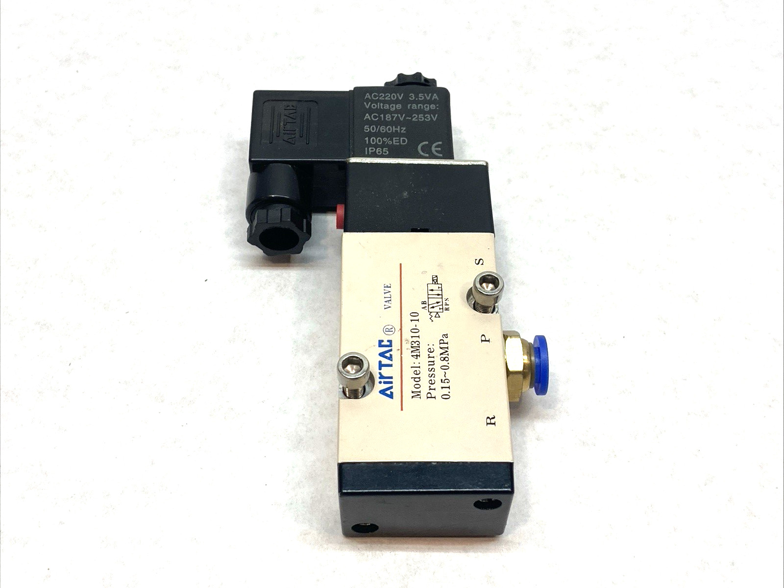 Airtac 4M310-10 Solenoid Valve 5/2-Way NAMUR Series, Internal Pilot 0.15-0.8MPa
