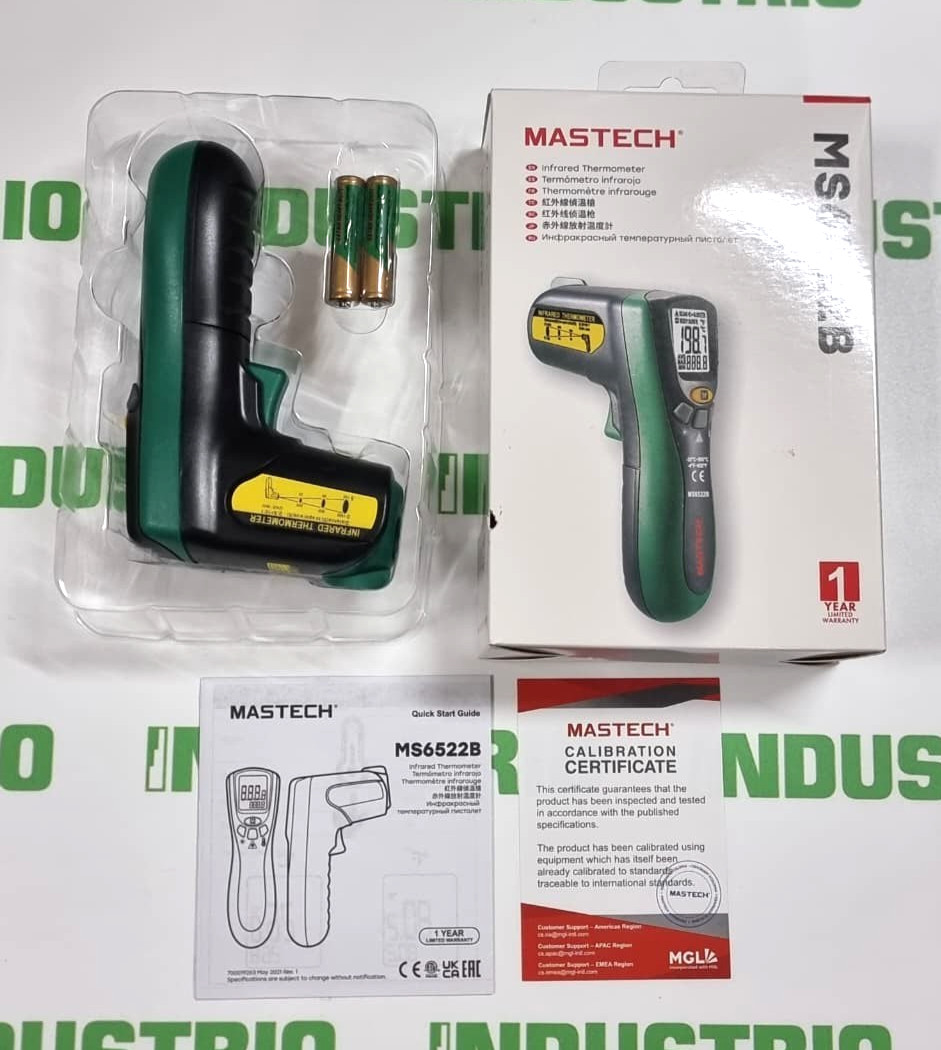MASTECH MS6522B Non-Contact Infrared Thermometer 500°C