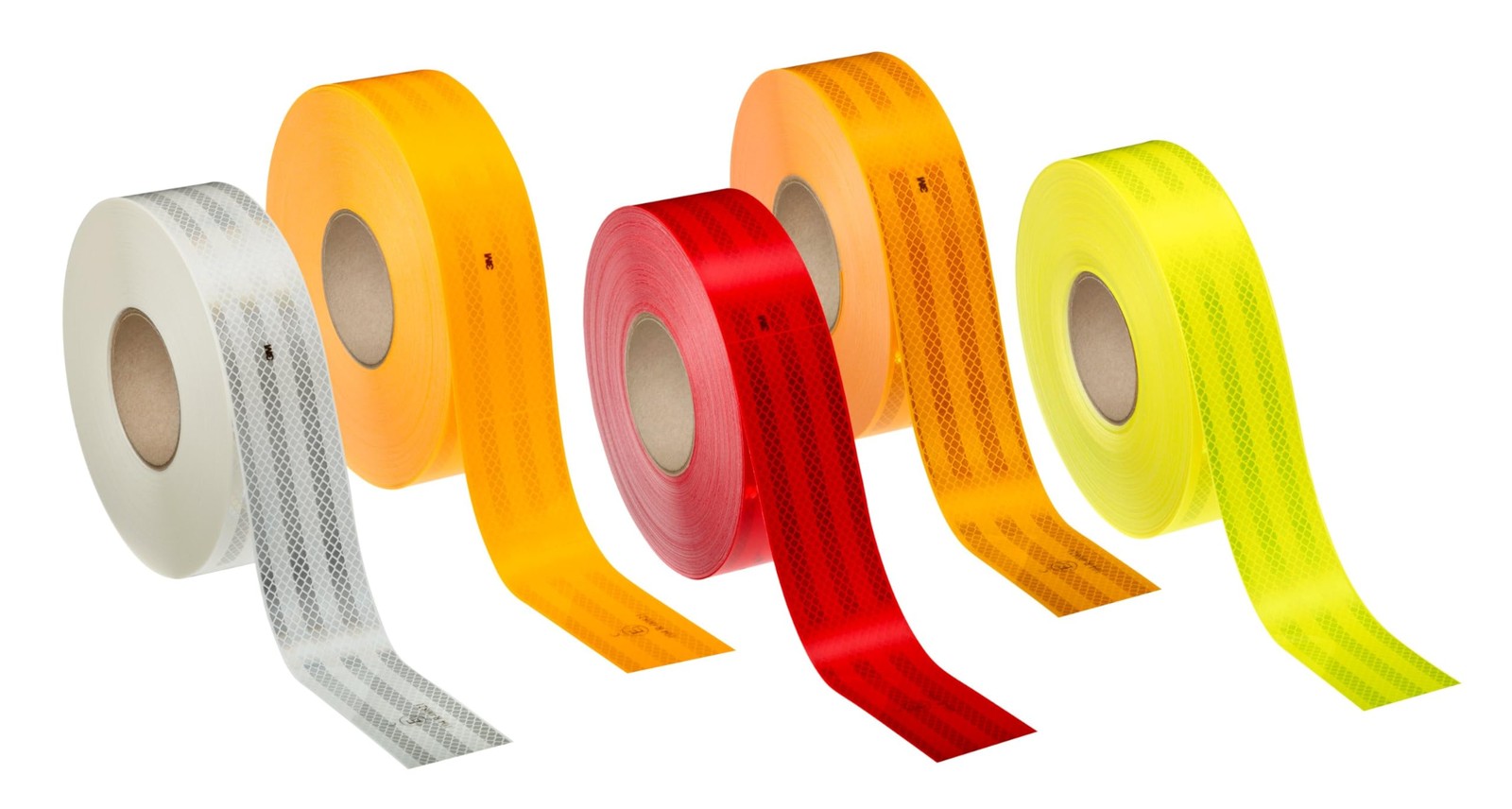 3M Conspicuity Markings 983-10, White, DOT, 2 in x 50 yd, kiss-Cut Every 12 in
