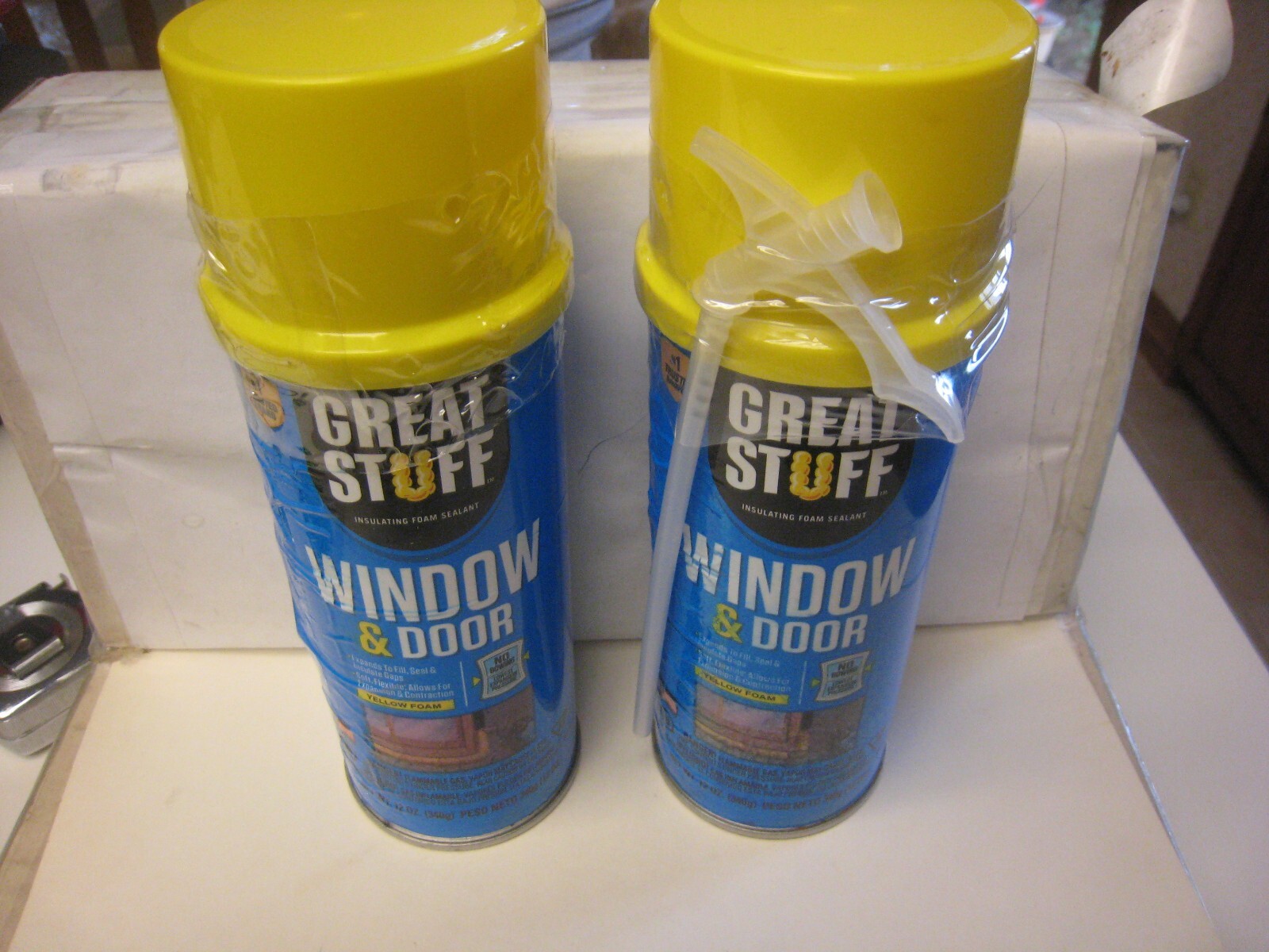 2 yes 2 Cans GREAT STUFF Window & Door Foam Sealant 12-oz. each