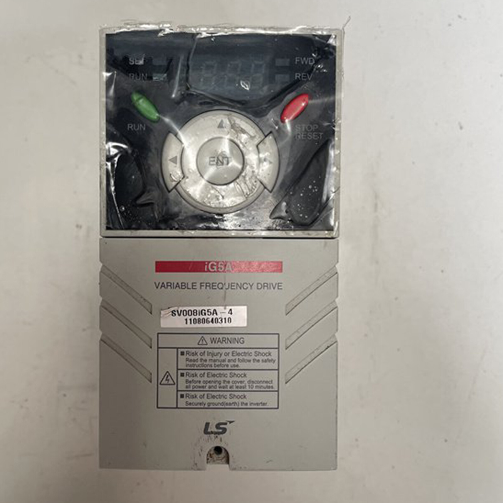 ONE used LS/LG SV008IG5A-4 frequency converter fast ship #YP1