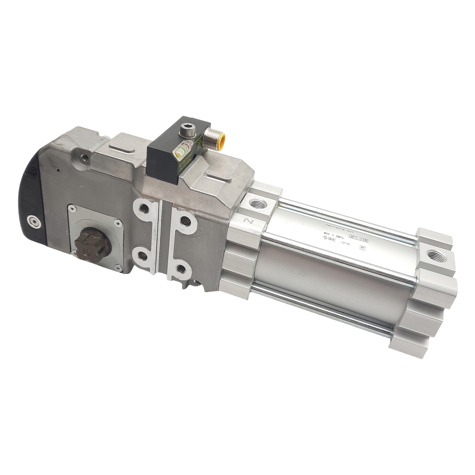 SMC CKZT40TN-45T Power Clamp Cylinder, ø40mm Bore, 45° Angle, 0.8MPa, 1/8in NPT