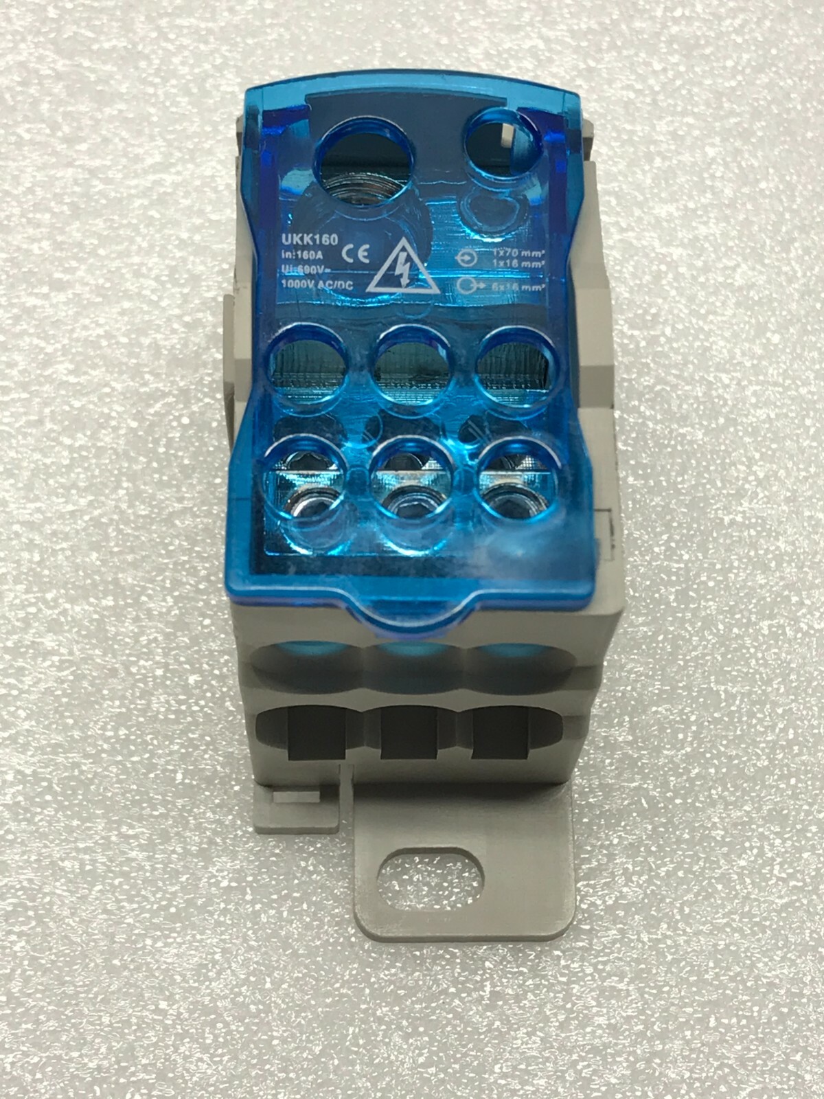 Distribution Terminal Block 160A POWER DISTRIBUTION DIN Rail MOUNT 6-250 AWG