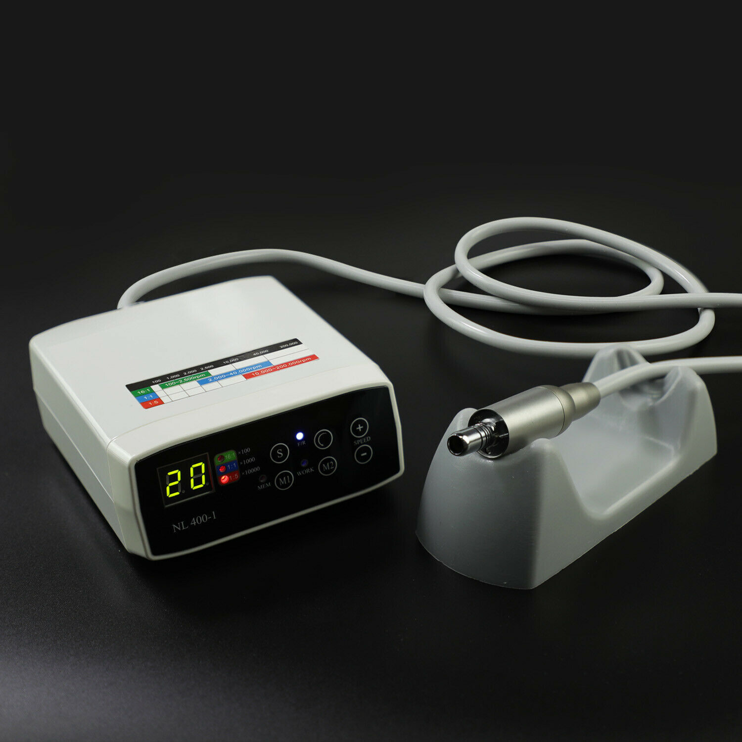CICADA Dental Electric Motor NL400-1 Internal Water Spray Motor LCD Screen