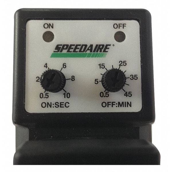 Speedaire 13X532 Auto Drain Valve, 100-120V, 3/8 In., Hz: 50/60