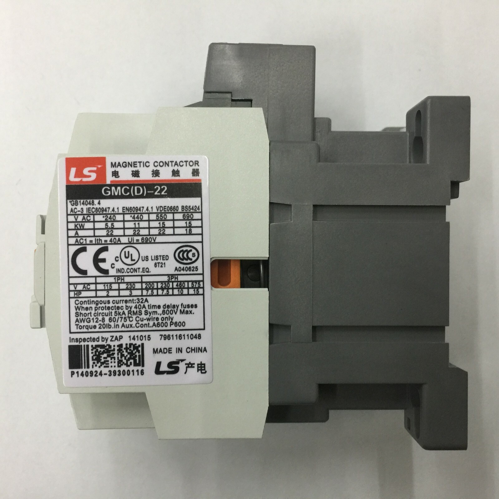 LS GMC-22 Contactor 220VAC New One GMC22 Free Shipping