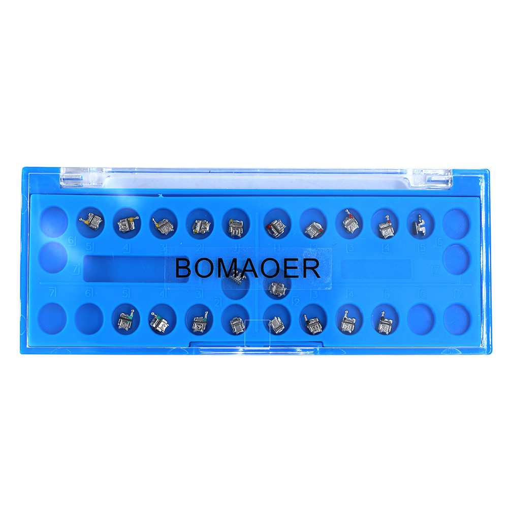 Dental orthodontic Self-ligating Brackets roth 022” 345Hooks With tool BOMAOER