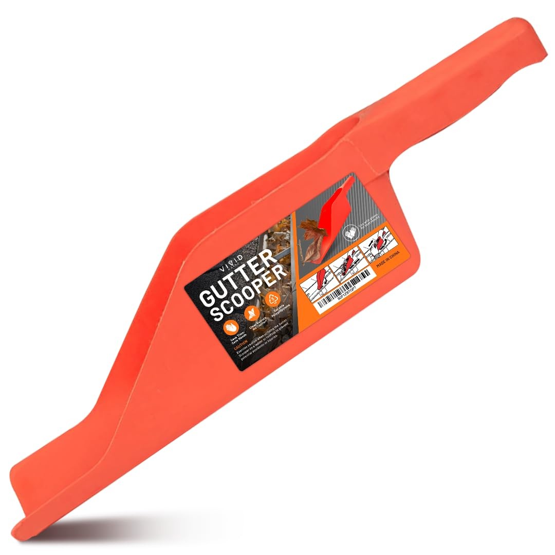 Gutter Scoop Cleaning Tools – Easy Removal of Leaves and Dirt – Deep Curved…