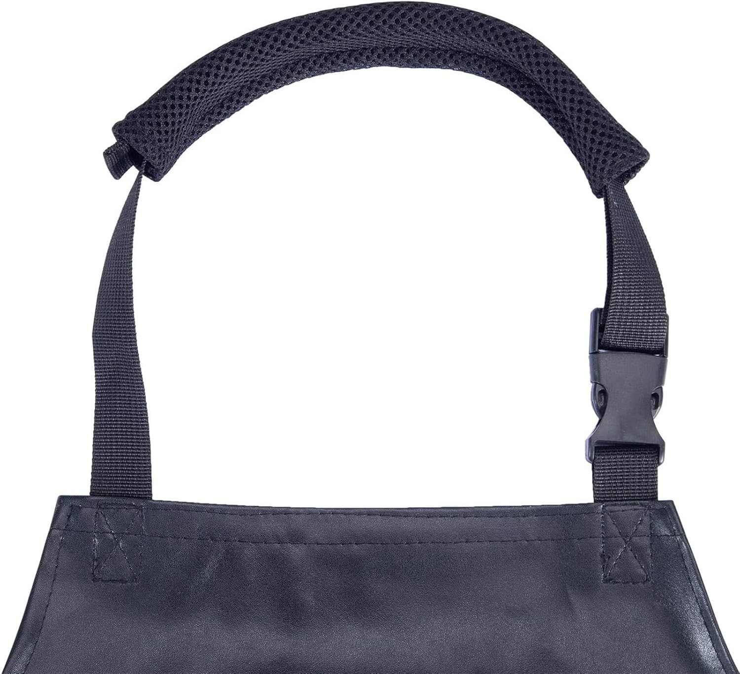 Homsolver Heavy Duty Vinyl Waterproof Apron for Unisex Adult, Ultra Black
