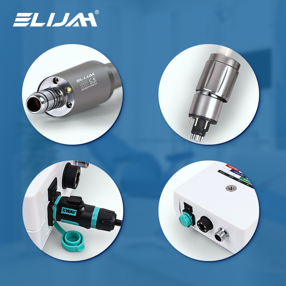 Dental Brushless Electric Micro Motor LED /1:5 Increasing Handpiece Lab Tools US