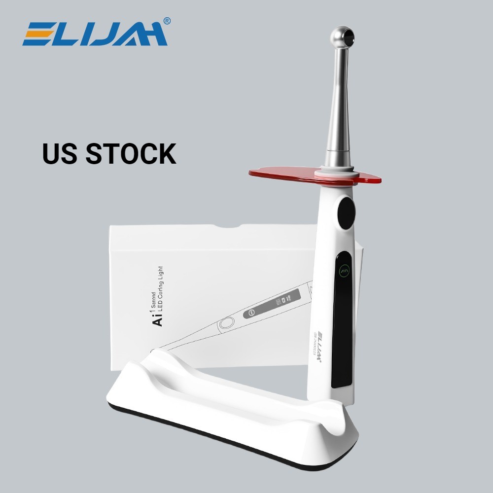Dental Light Cure Lamp Cordless 4 Modes Metal Head LED 1S Dental Curing Light po