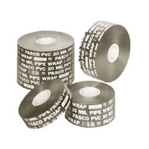 Pasco 9054 4″ x 100′ 10 mil All Weather PVC Plastic Pipe Protection Tape Roll