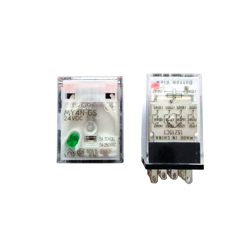 1PCS Omron MY4N-GS DC12V DC24V DC48V DC110V DC220V AC12V AC24V AC110V Relay Unit