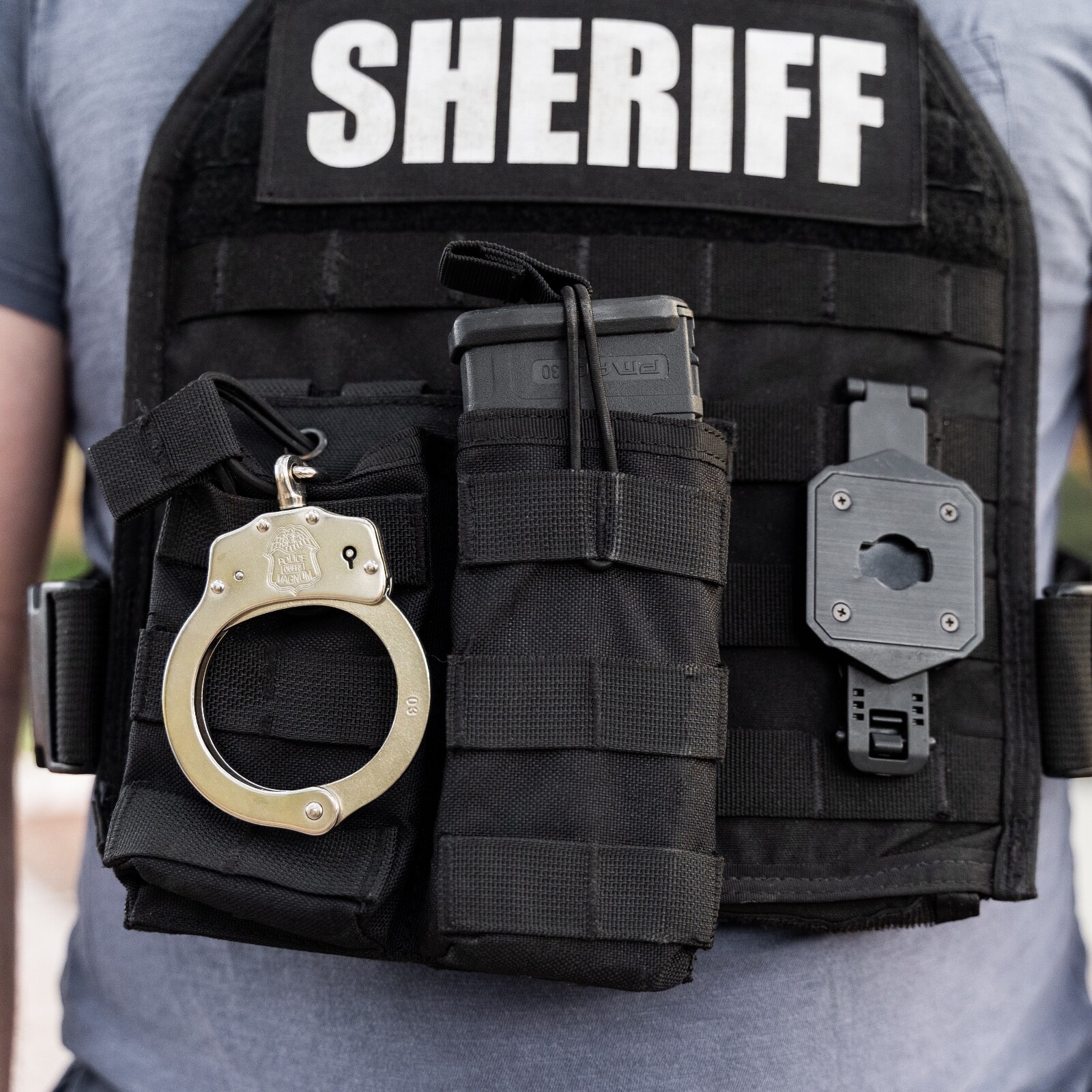 Police Magnum Nickel Plated Handcuff Restraints- Tactical Security Gear