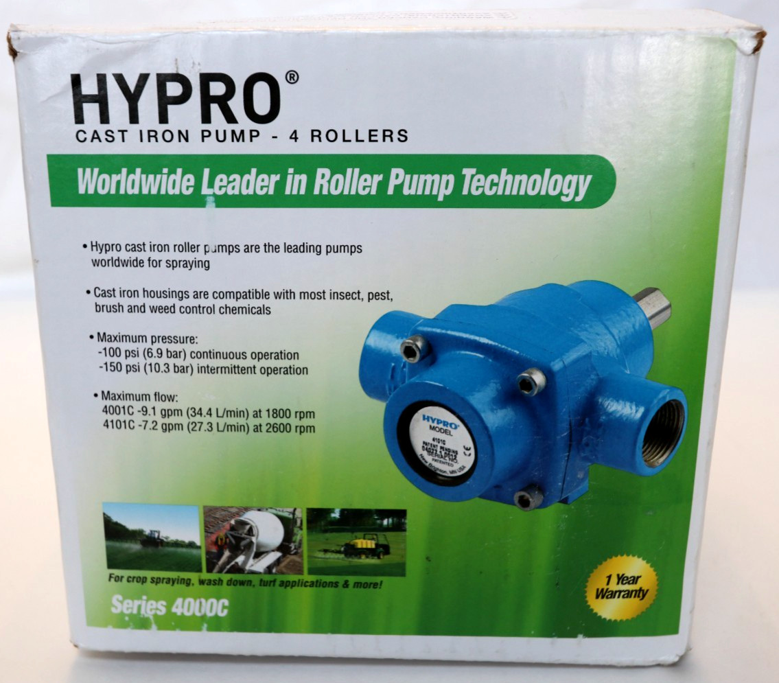 HYPRO #4101C Cast Iron Roller Pump – 4 Rollers