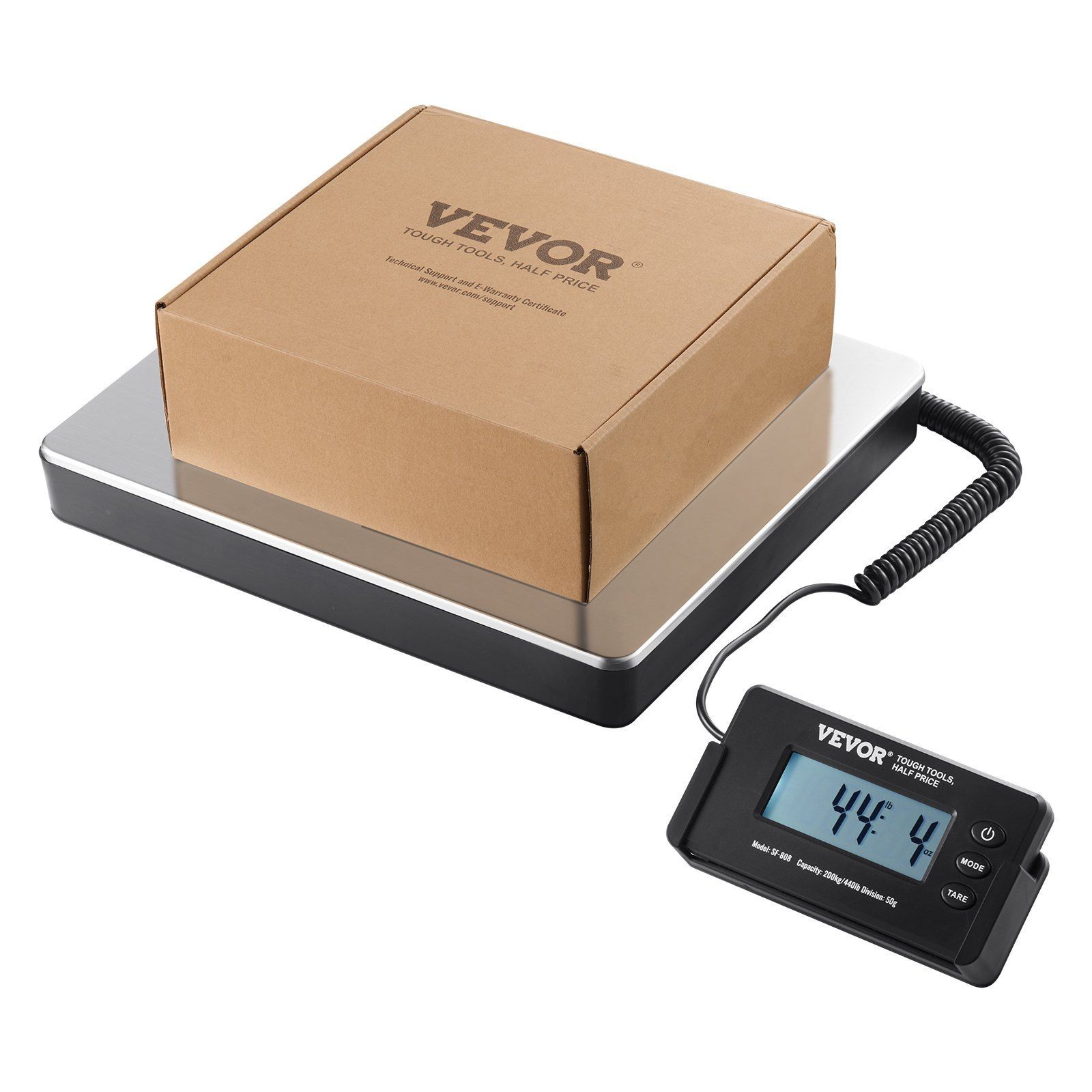 440lb x 1.7oz Sturdy Construction Scale Digital Tare HD Display Easy Read
