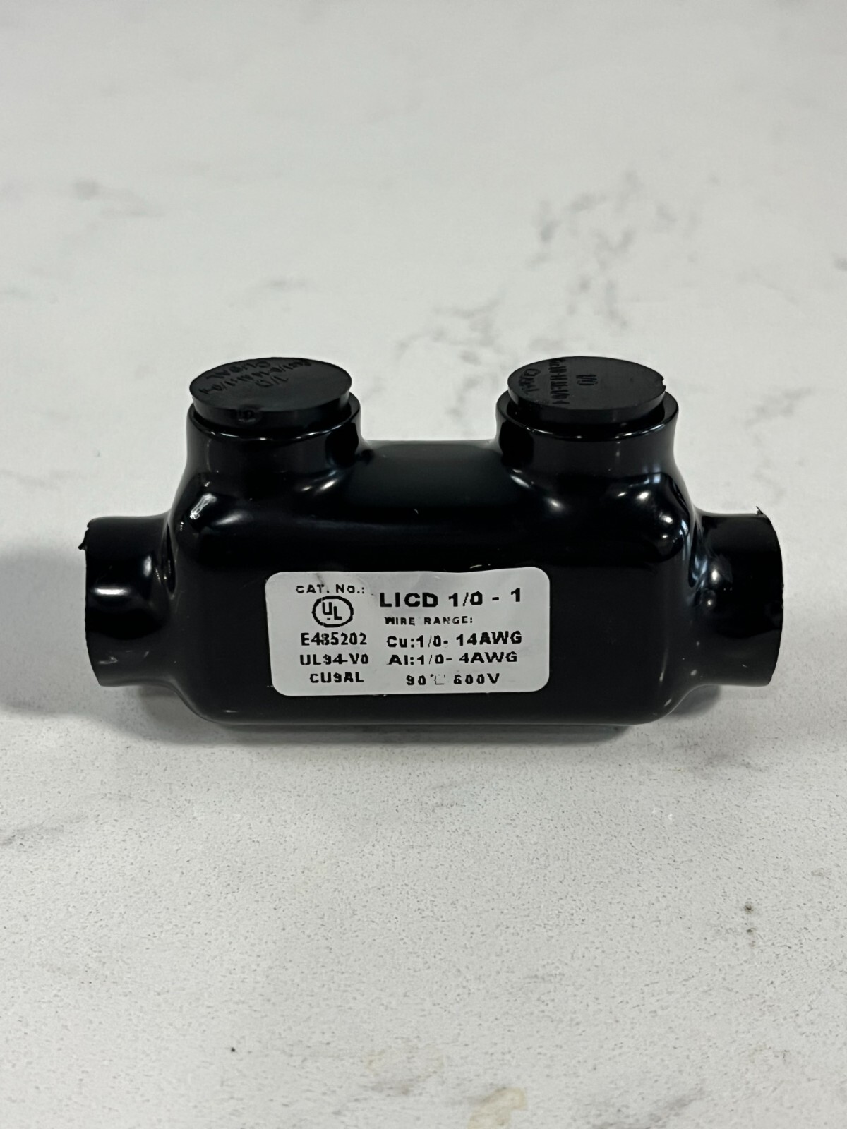Insulated In-Line Multi-Cable connector – 2 port – 1/0-14 wire range