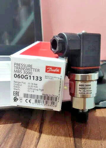 1PC- Danfoss 060G1133 Pressure transmitter, MBS 3000,0.00bar-16.00 bar,0.00 psi