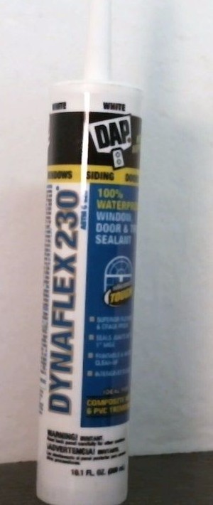 DAP 18300 Dynaflex 230 100% Waterproof Window, Door & Trim Sealant, Lot of 2, FS