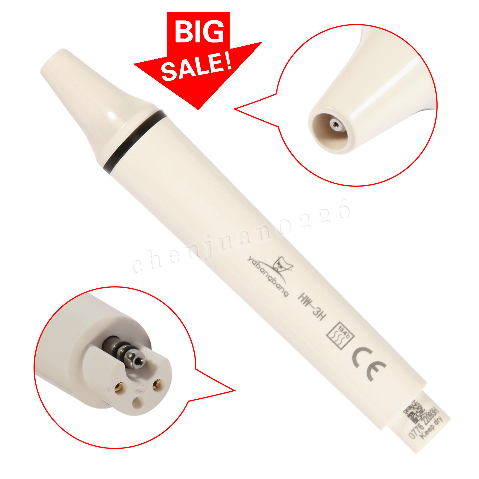 Detachable Dental Ultrasonic Scaler Handpiece HW-3H Fit For WOODPECKER EMS VRN