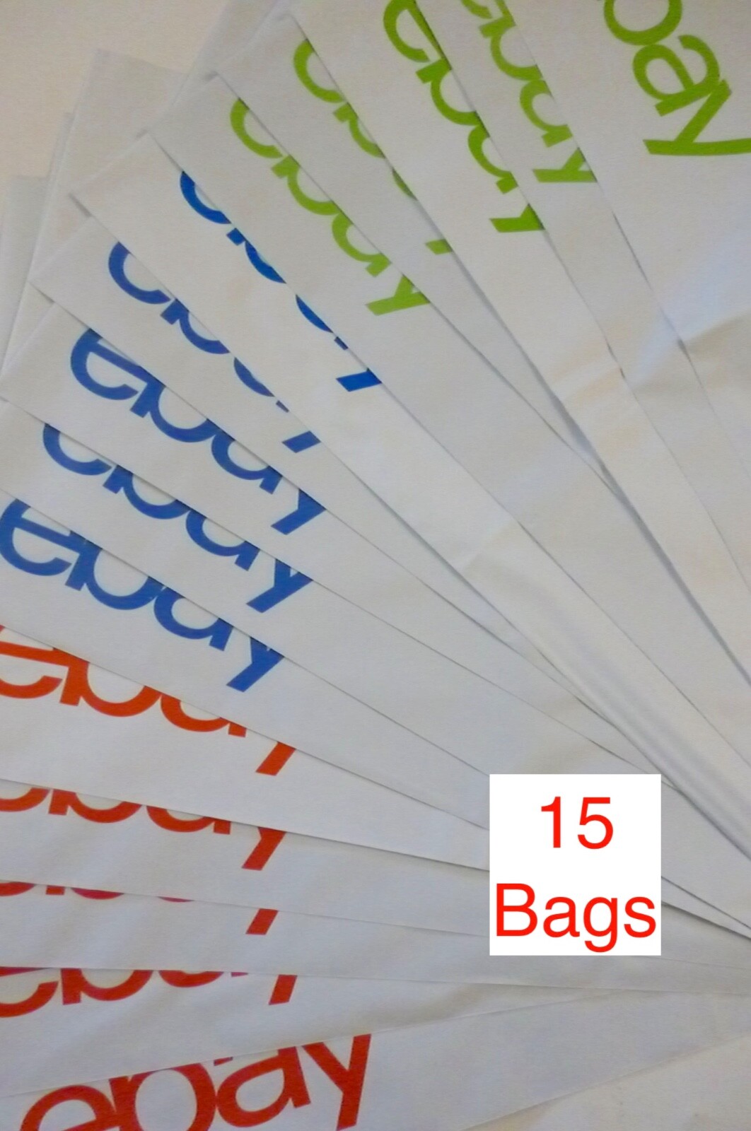 lot of 15 eBay Branded Polyjacket Envelopes 10″ x 12.5″ Poly Bags I SHIP FAST!