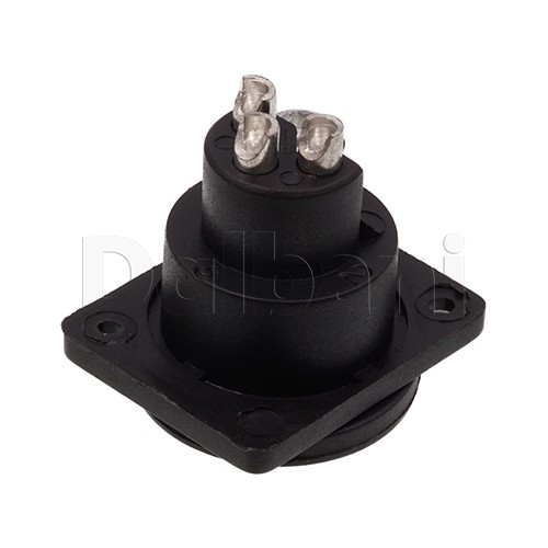 10101510058 speakON Chasis Connector Female Receptacle Black