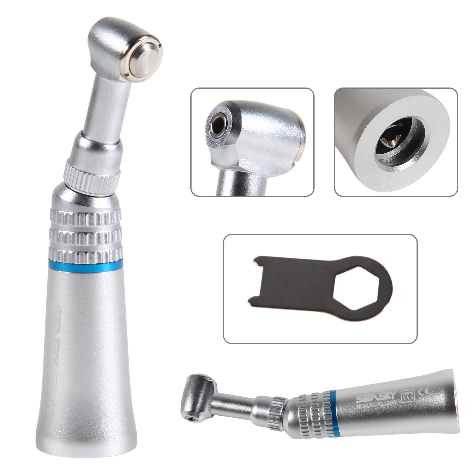 E-type Dental Push / Latch Low Slow Speed Handpiece 2/4 Holes 1:1 USA