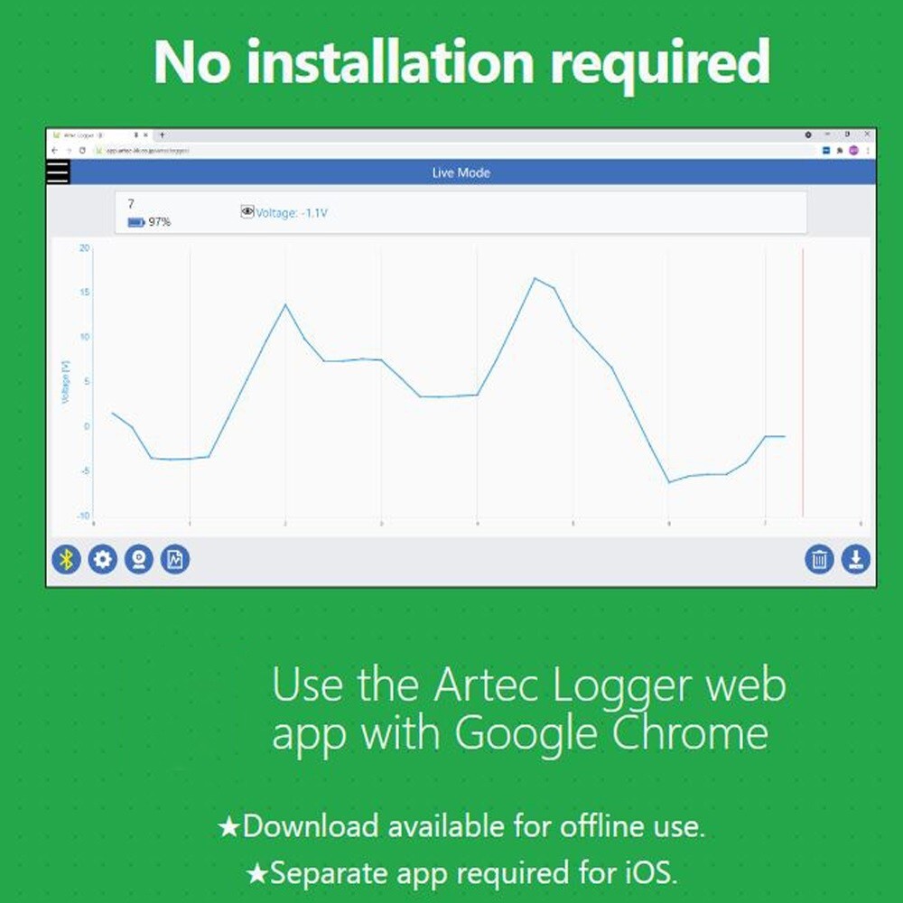 Artec Logger Main Unit Wireless Data Logger Scientific Educational Toolkit