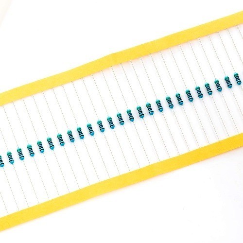 100pcs 1/4W 0.25W 510 Ohm Metal Film Fixed Resistor 0.01 1 Tolerance 510R MF
