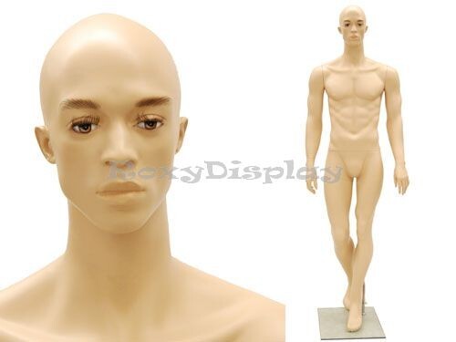 Male Fiberglass Realistic Mannequin Dress Form Display #MC-MIK07F