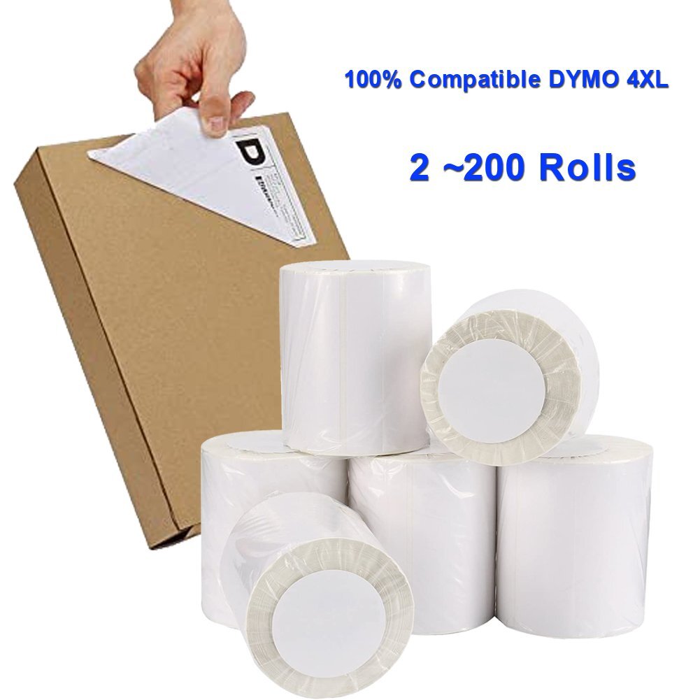 DYMO 4XL Direct Thermal Shipping Postage Labels 4×6 1744907 Compatible 220/Roll