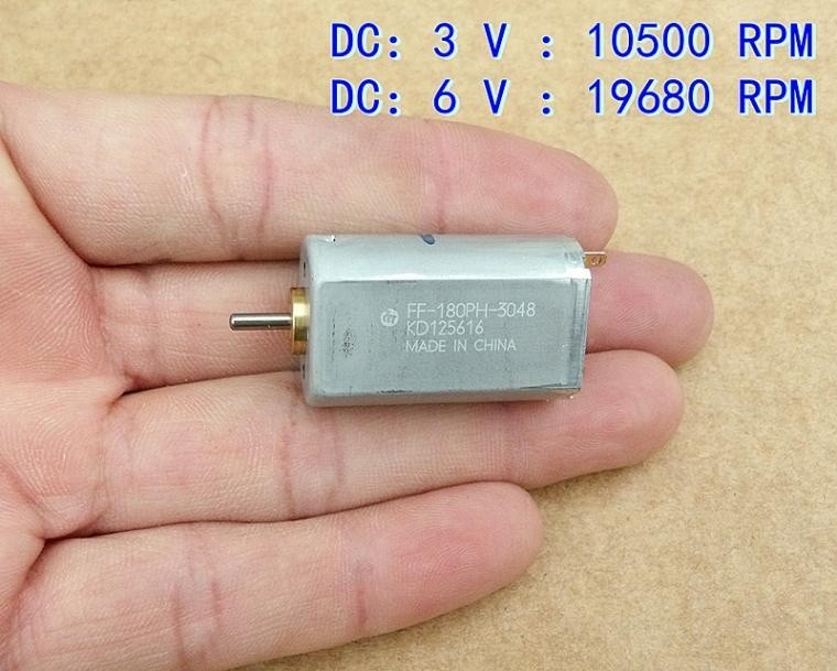 For FF-180PH-3048 DC3V 10500RPM High Speed Micro DC Motor for Parts #za