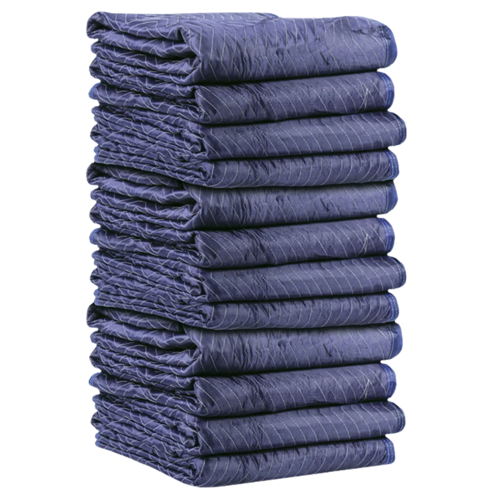 USCC Mega Mover Moving Blankets – 80″ X 72″ – Blue/Light Blue – 12PK