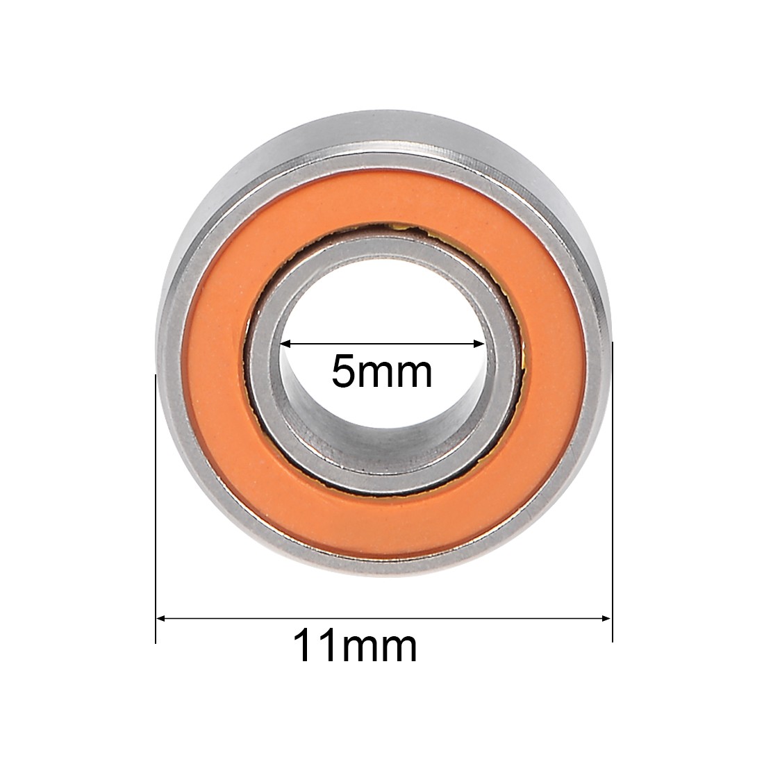 SMR115C-2OS Hybrid Ceramic Ball Bearing 5x11x4mm ABEC-7 Bearing Stainless Steel