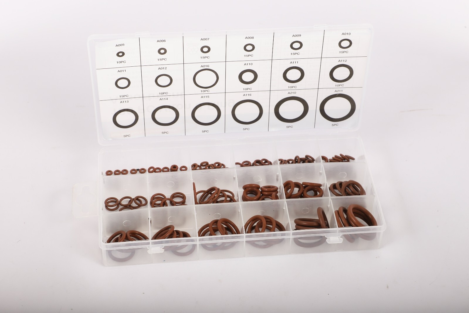 180Pc Viton O-Ring Assorment