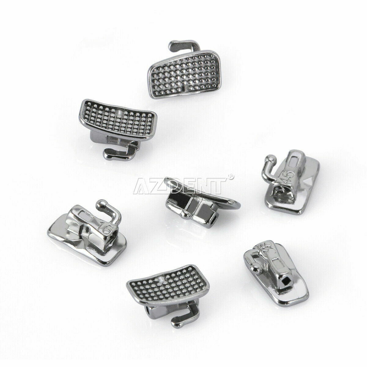 50Sets Dental Orthodontic Buccal Tube 1st 2nd Molar Tube Roth MBT 022/018 AZDENT