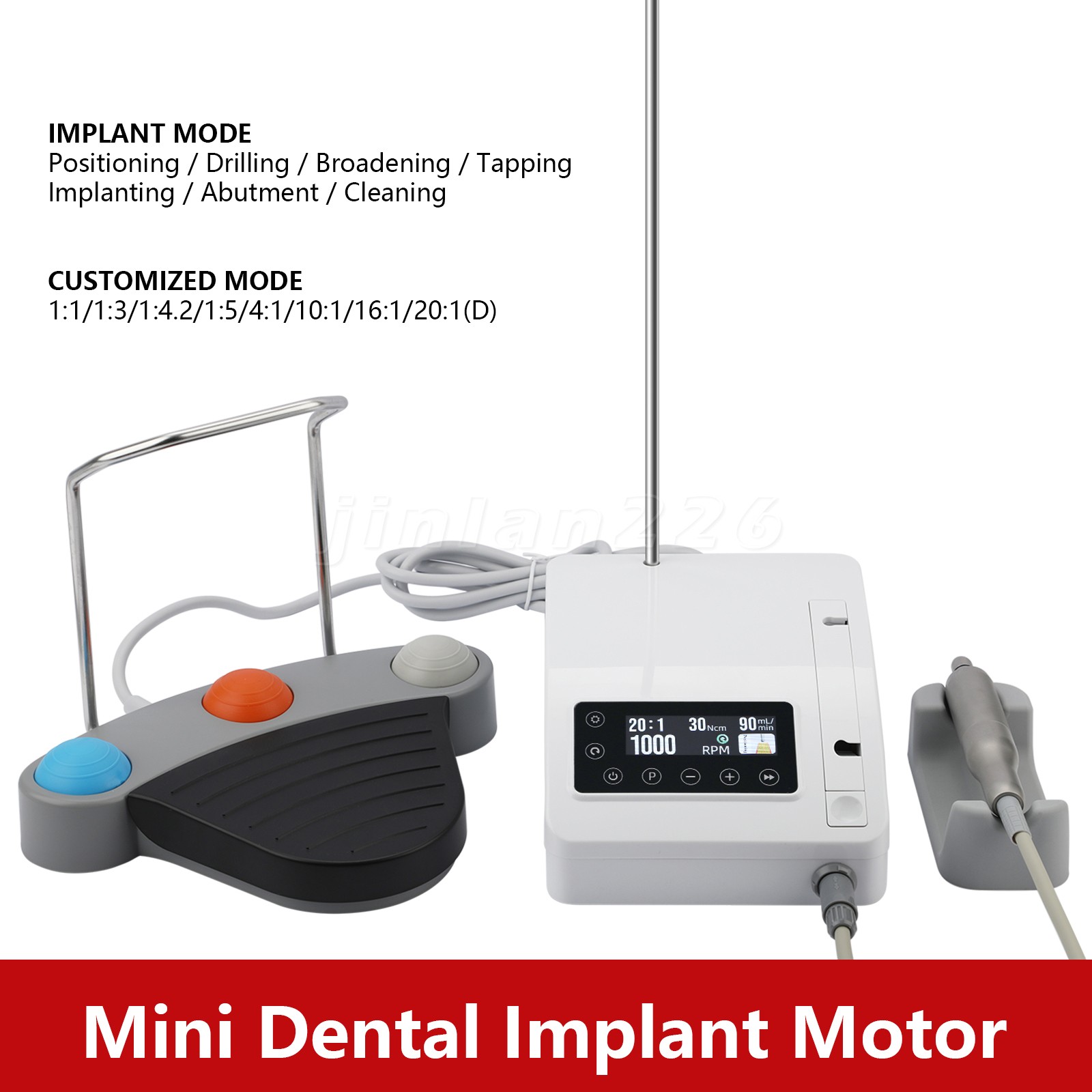 Dental Implant Surgical System Brushless Motor 5-60N.CM Torque