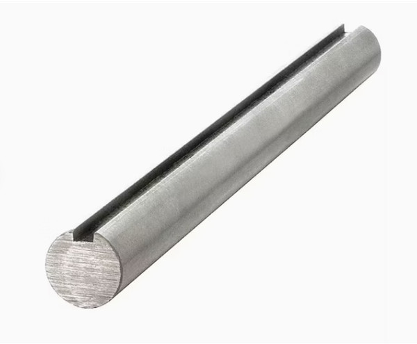Keyed shaft, 5/8″Dia X 24″Long, CS Grade 1045, 3/16″ x 3/32″ key way