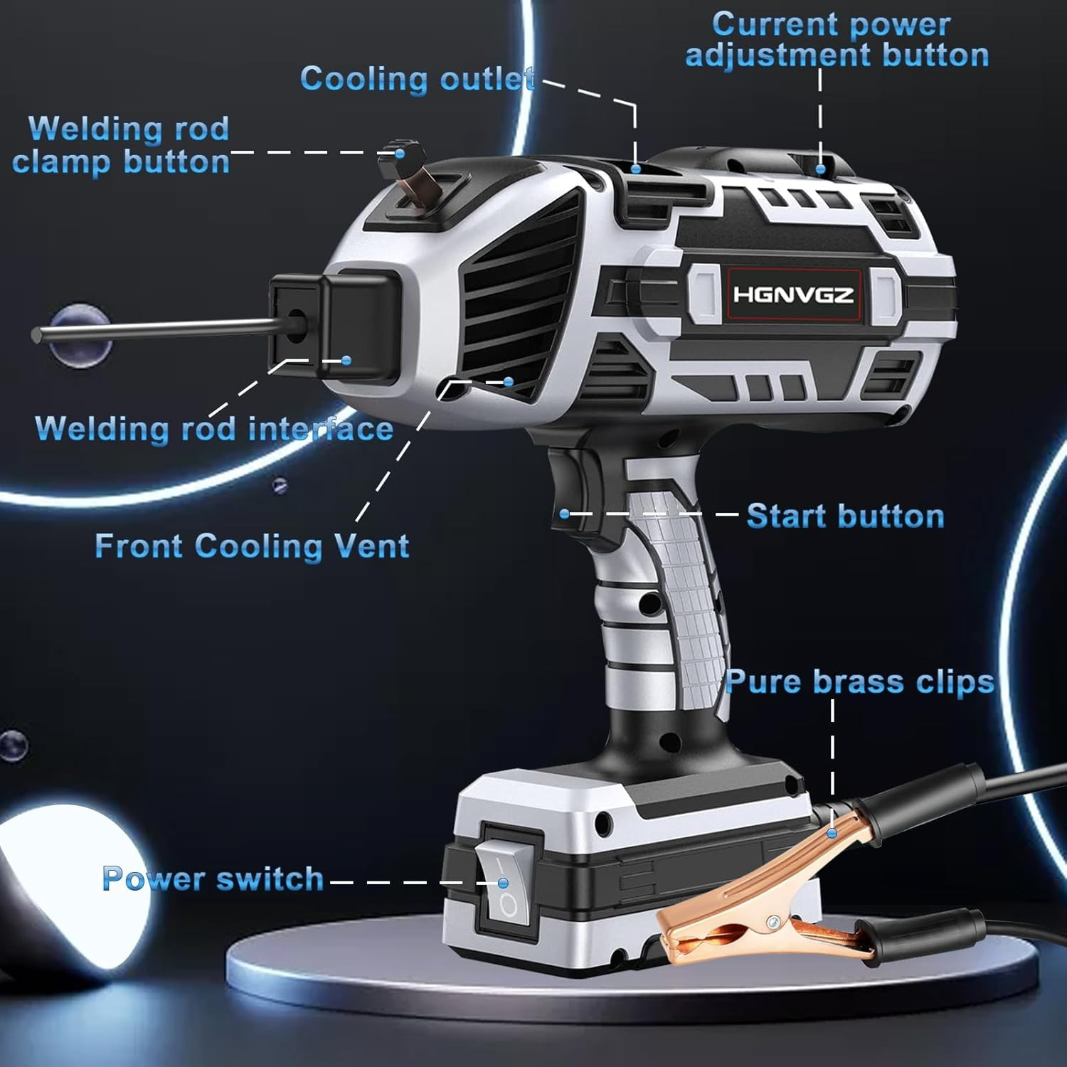Saker Portable Electric Welding Machine110V Portable Welder Handheld with IG