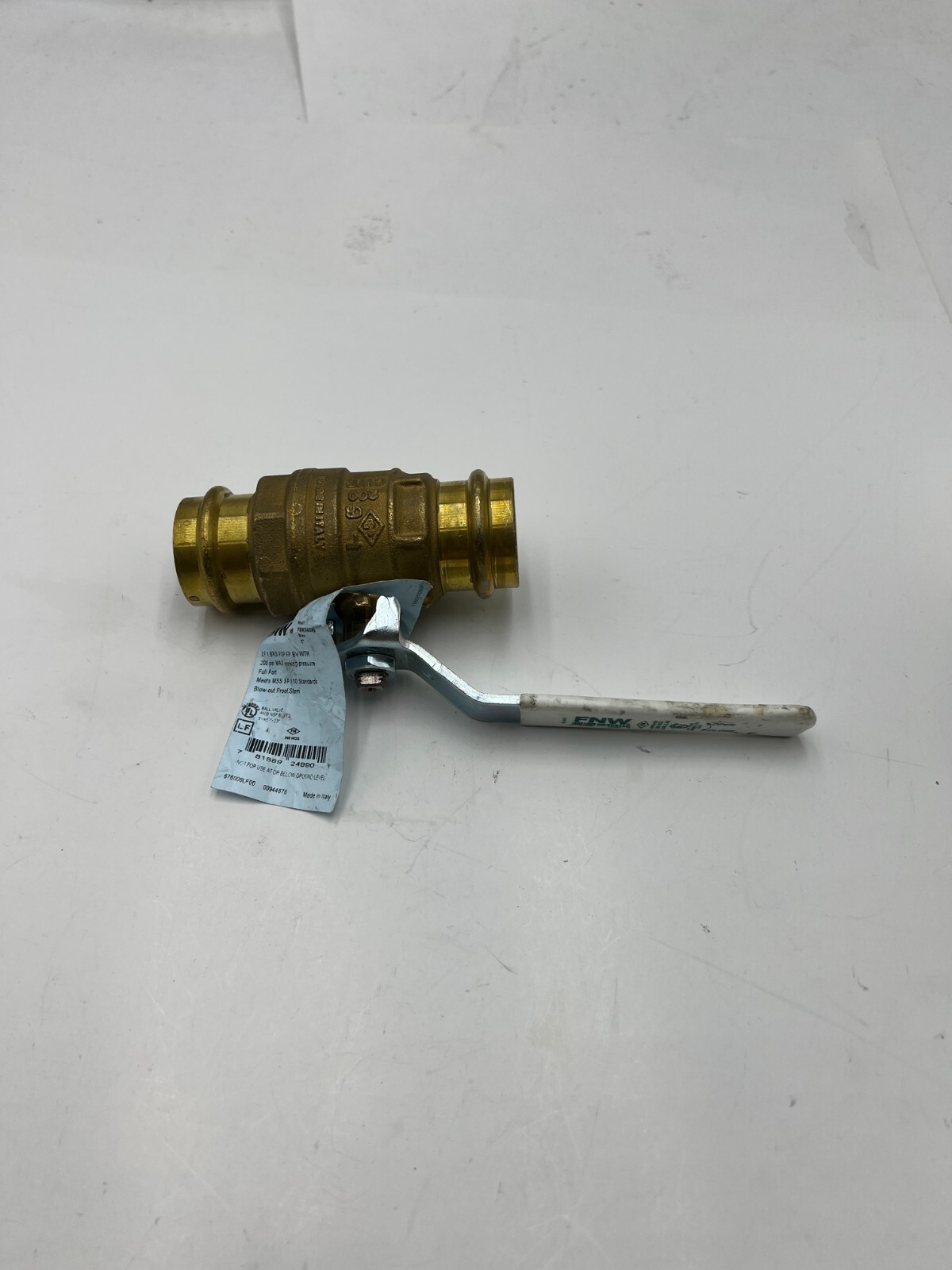 FNW 1″ FULL PORT FORGED BRASS BALL VALVE FNWX432G